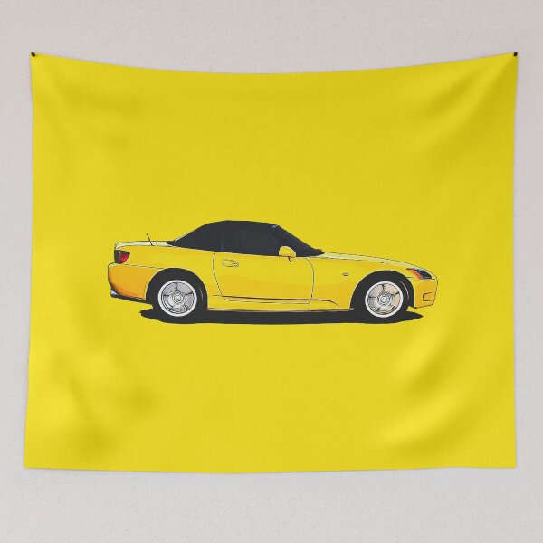 Item preview, Yellow Japanese Roadster Profile designed and sold by ApexFibers.