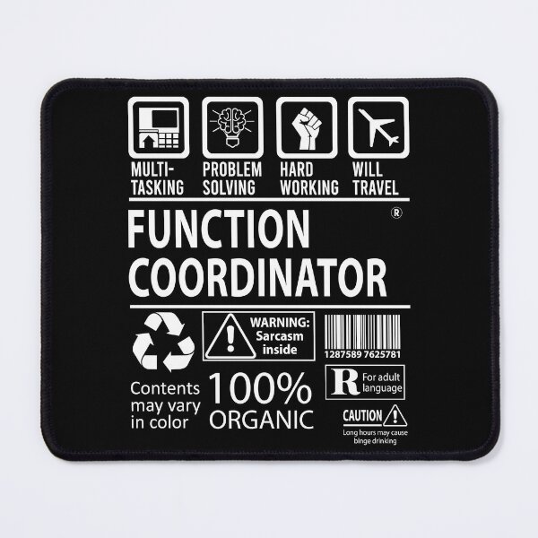 Item preview, Function Coordinator T Shirt - MultiTasking Certified Job Gift Item Tee designed and sold by oslandefren.