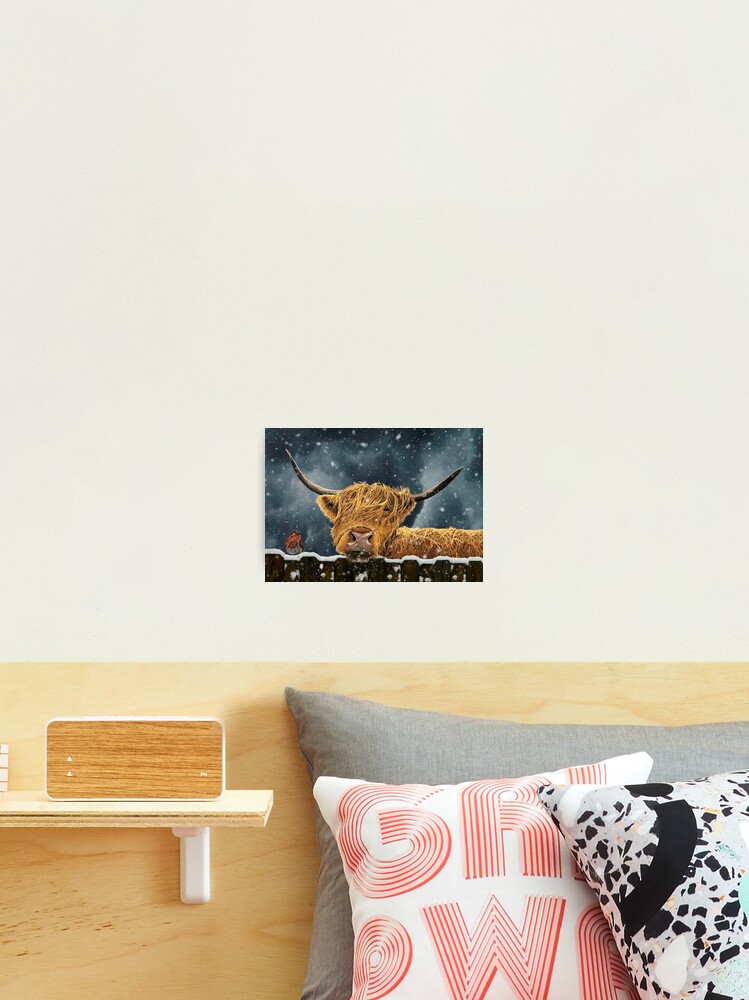 Thumbnail 2 of 3, Photographic Print, Snowy Companions designed and sold by EuniceWilkie.