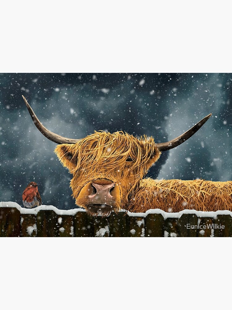 Thumbnail 7 of 7, Framed Art Print, Snowy Companions designed and sold by EuniceWilkie.