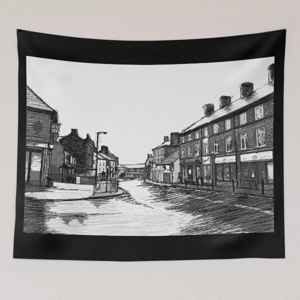 Item preview, Penistone High Street Art Print designed and sold by summattodraw.