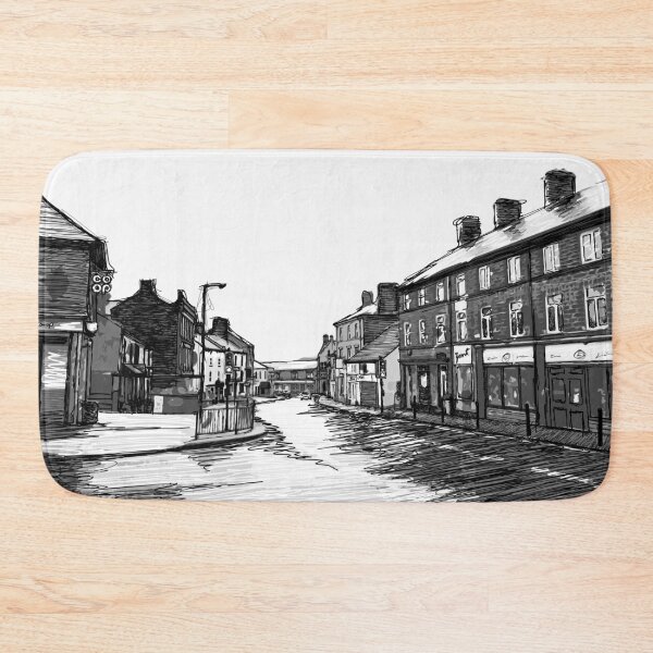 Item preview, Penistone High Street Art Print designed and sold by summattodraw.