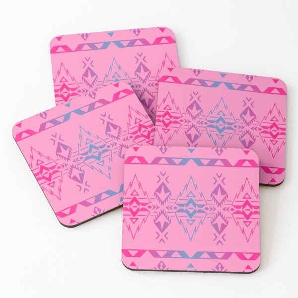 Item preview, Pink / Purple / Hot Pink Gradient Native Geo Print V4 designed and sold by JMWCD.