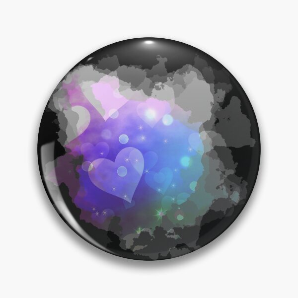 Item preview, Watercolour Dreamy Hearts in Purple,  Blue and Green designed and sold by Trinket-Trickster.