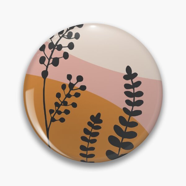 Item preview, Abstract botanical in earthy colors designed and sold by Latte Design.