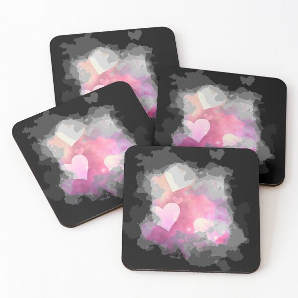Item preview, Watercolour Dreamy Hearts in Pink designed and sold by Trinket-Trickster.