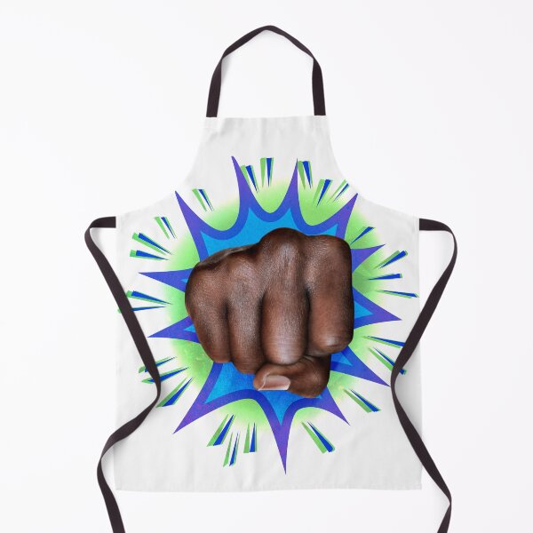 Item preview, Black fist with cartoon pow coming forward at you fight for your rights designed and sold by mirrorimages.