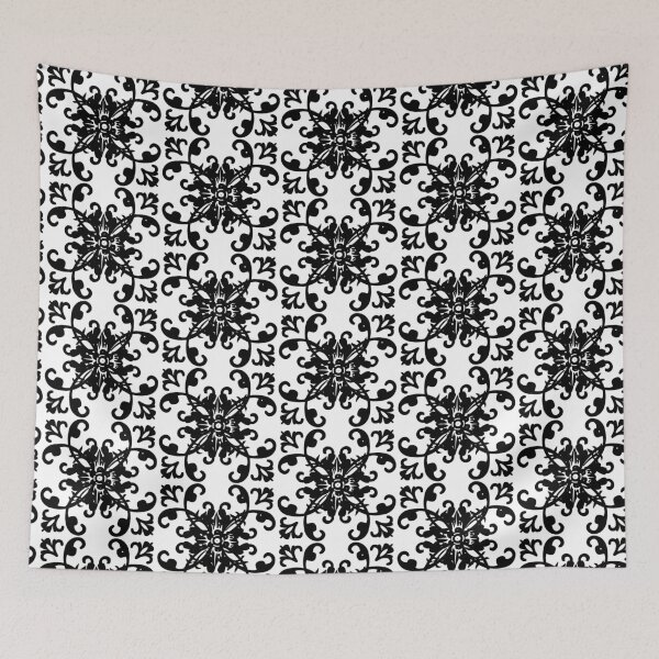 Item preview, Quilt Pattern | Happy Face | Black White designed and sold by HappyFaceCo.