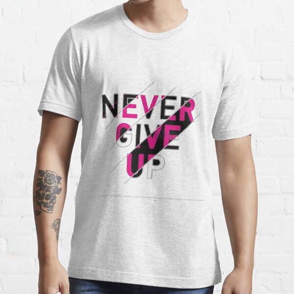 NEVER GIVE-UP Oversized T-shirt – Catseven store