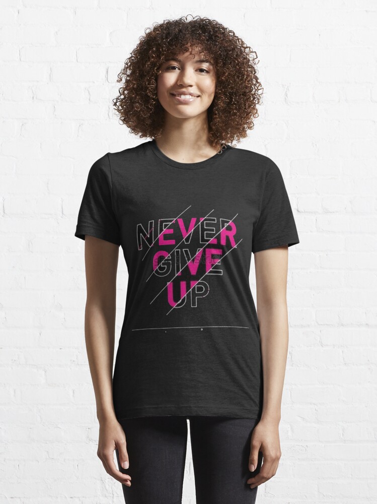 NEVER GIVE-UP Oversized T-shirt – Catseven store