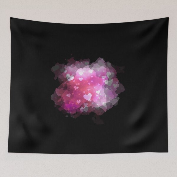 Item preview,  Watercolour Dreamy Hearts in Pink and Purple designed and sold by Trinket-Trickster.