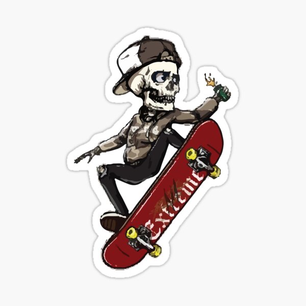 Supreme Model Girl Death Later Beanie Skateboard Laptop Phone Bottle Sticker 