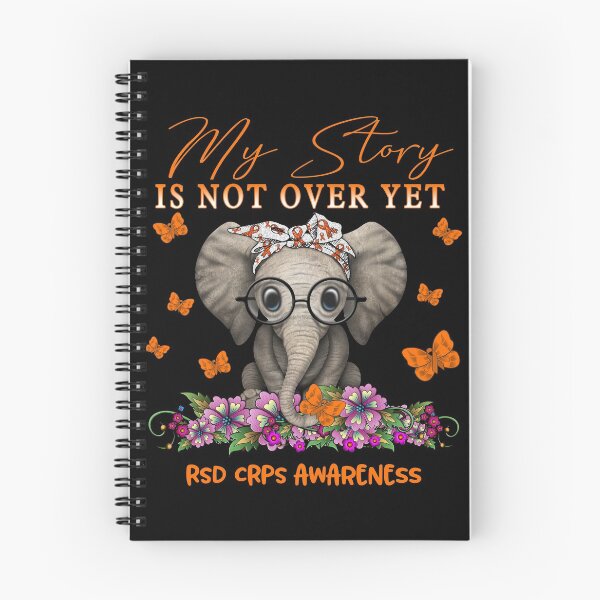 Item preview, Cute Elephant My Story Is Not Over Yet RSD CRPS Awareness designed and sold by Adropine.