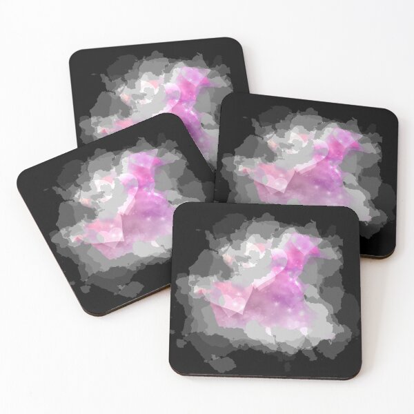 Item preview, Watercolour Dreamy Hearts and Stars  in Purple and Yellow designed and sold by Trinket-Trickster.