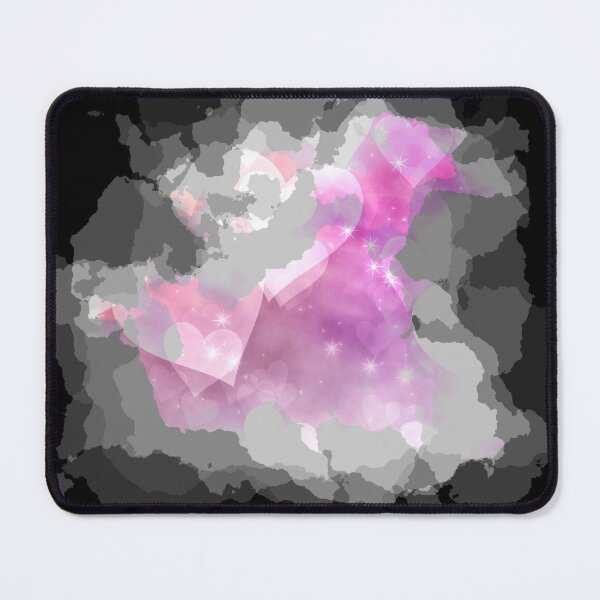 Item preview, Watercolour Dreamy Hearts and Stars in Purple and Yellow designed and sold by Trinket-Trickster.
