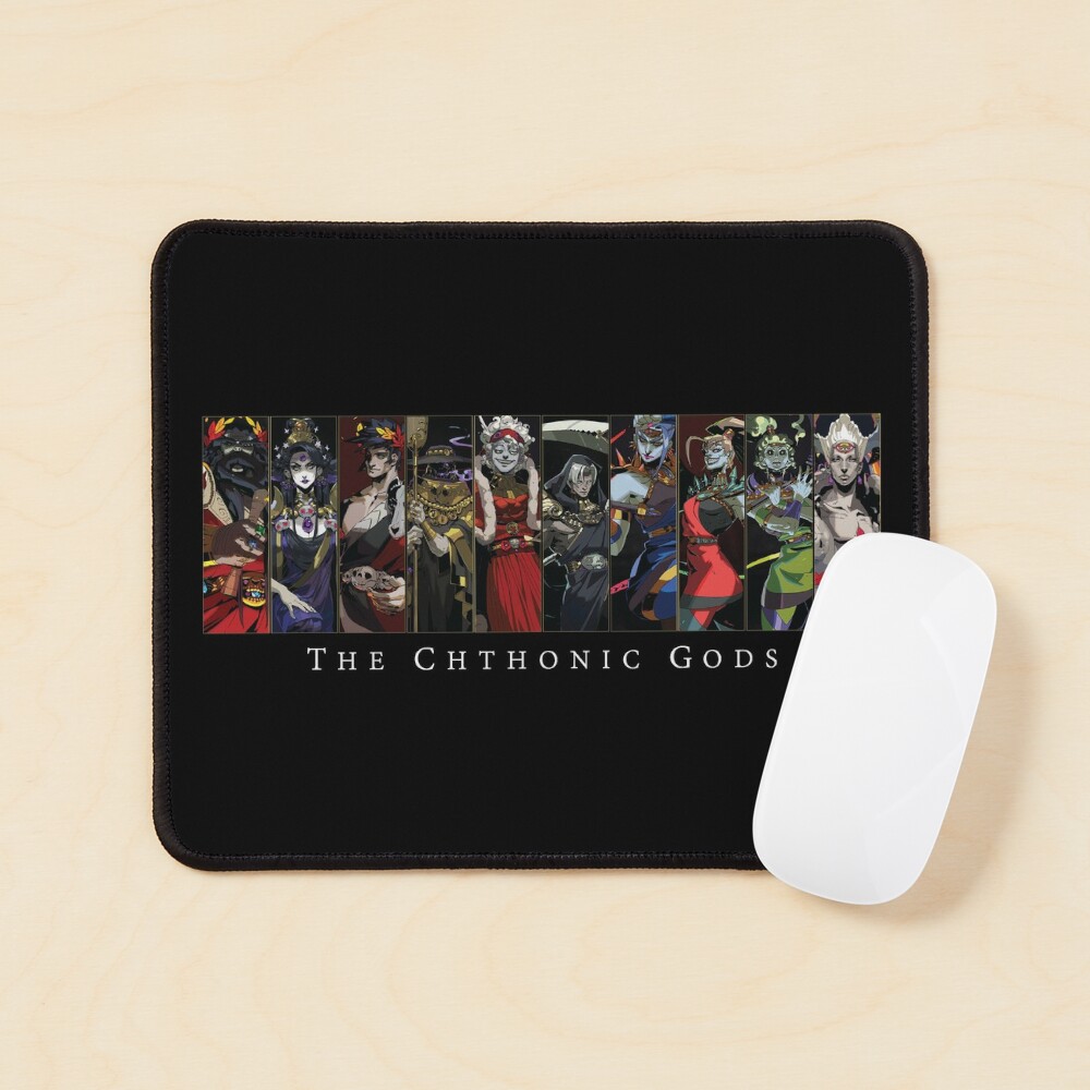 Hades Game The Chthonic Gods Mouse Pad For Sale By Ponchtheowl