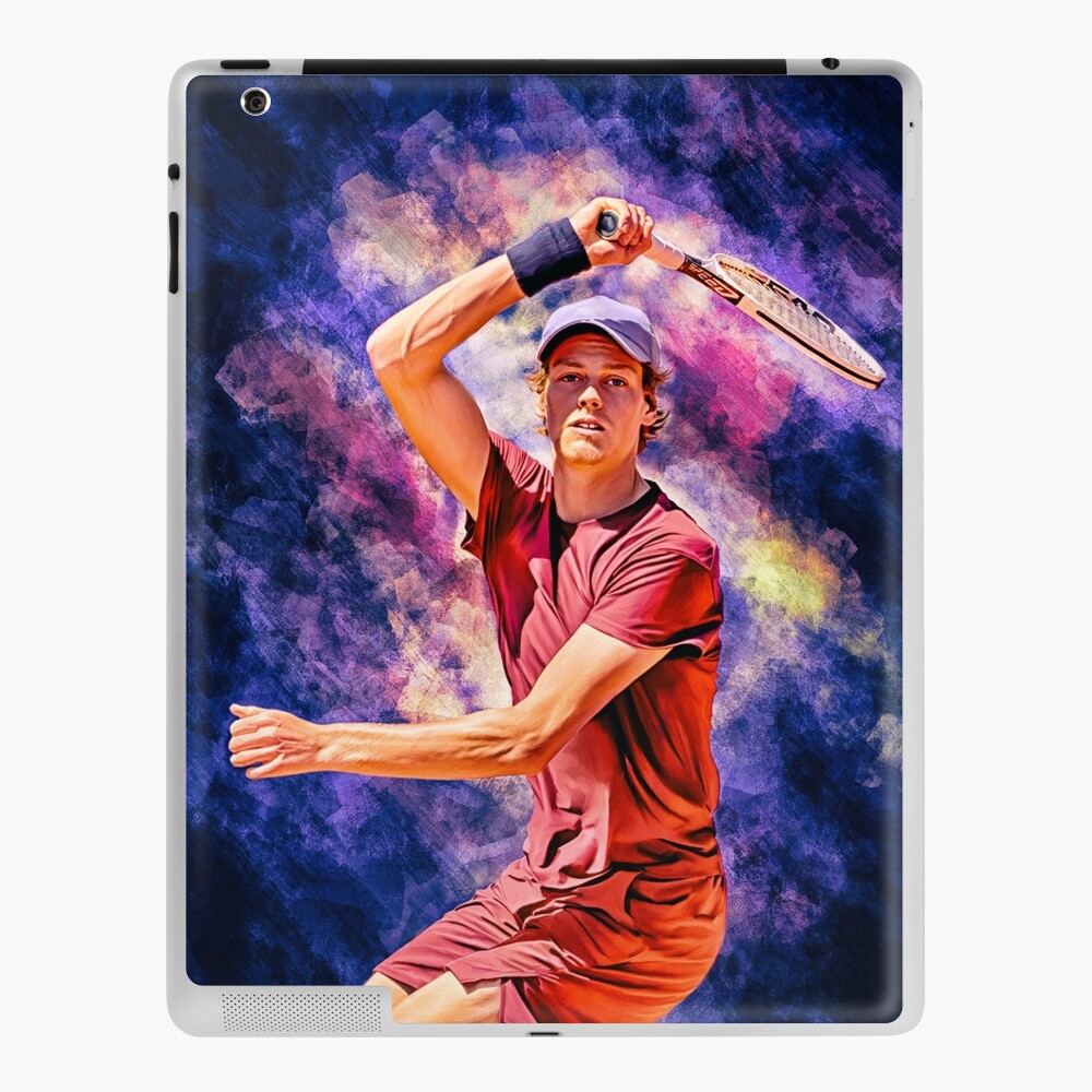 Roger Federer At Digital Artwork Tennis Fan Art Sticker