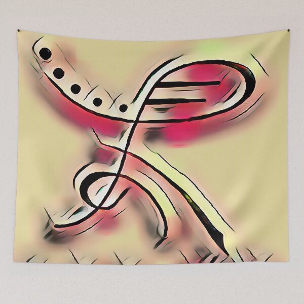 Item preview, Magic Etheral Freedom Sigil red and orange Painting designed and sold by DeevaValli.