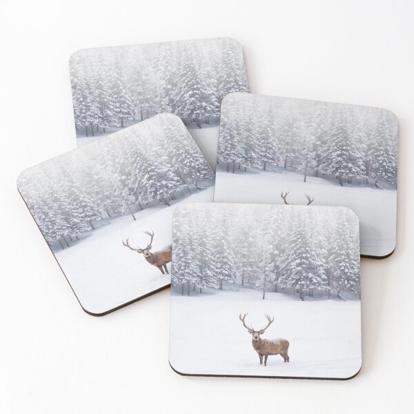 Item preview, snowy deer  designed and sold by HowlingClothing.
