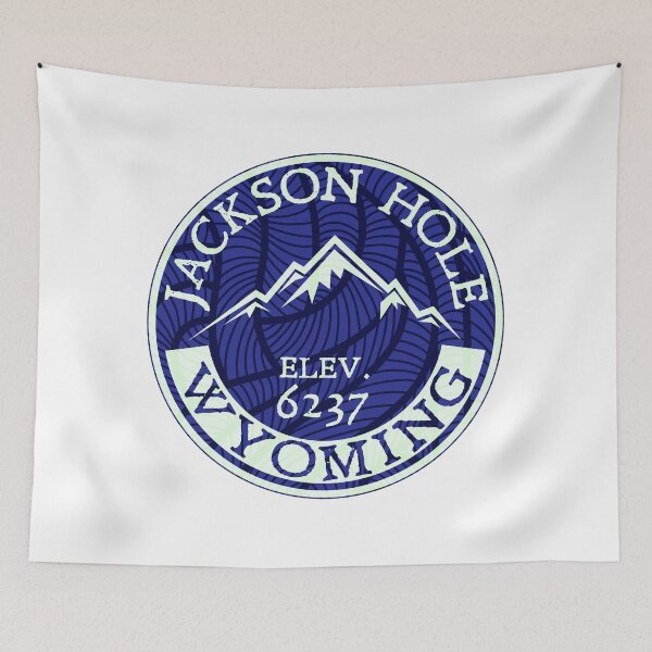 Item preview, Jackson Hole Wyoming Skiing Mountain Ski WY designed and sold by DESTINATIONS DECAL.
