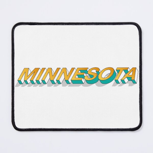 Item preview, Minnesota state 3D text design  designed and sold by HBWOLFARTS.