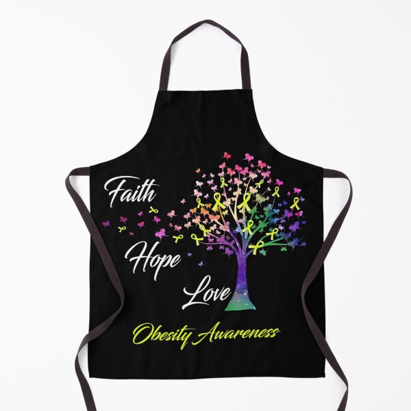 Item preview, Ribbon Tree Faith Hope Love Obesity Awareness designed and sold by Tadmab.