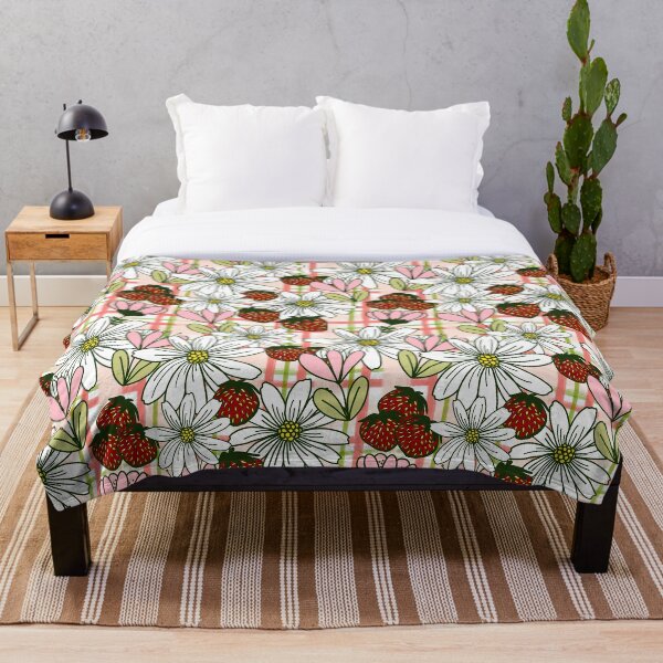 Item preview, Daisies in a Strawberry Field  designed and sold by TashaEllen.