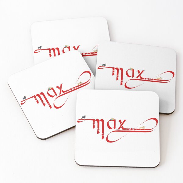 Item preview, Max, Male Dog Name (Red) designed and sold by AhMath.