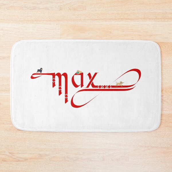 Item preview, Max, Male Dog Name (Red) designed and sold by AhMath.
