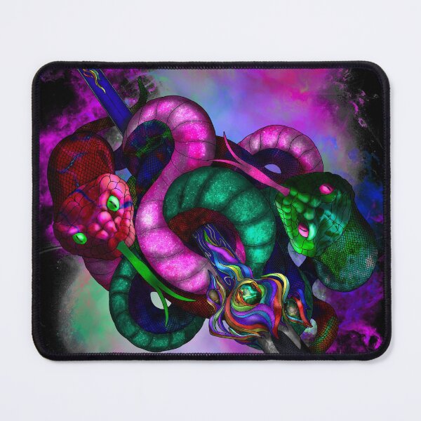 Two Snakes Mouse Pad