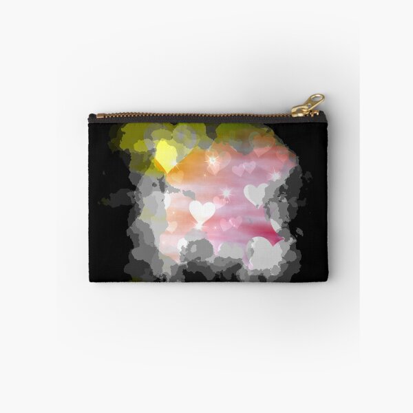 Item preview, Watercolour Dreamy Hearts and Stars in Yellow and Reds designed and sold by Trinket-Trickster.