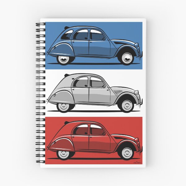 Item preview, Citroën 2CV red, white and blue designed and sold by car2oonz.
