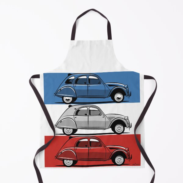 Item preview, Citroën 2CV red, white and blue designed and sold by car2oonz.