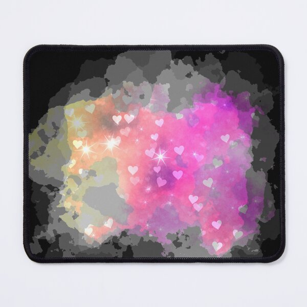 Item preview, Watercolour Small Dreamy Hearts and Stars in Yellow and Pink designed and sold by Trinket-Trickster.