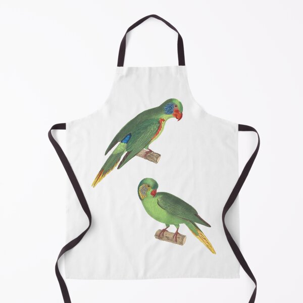 Item preview, Vintage illustration green parrots designed and sold by BirbFriends.