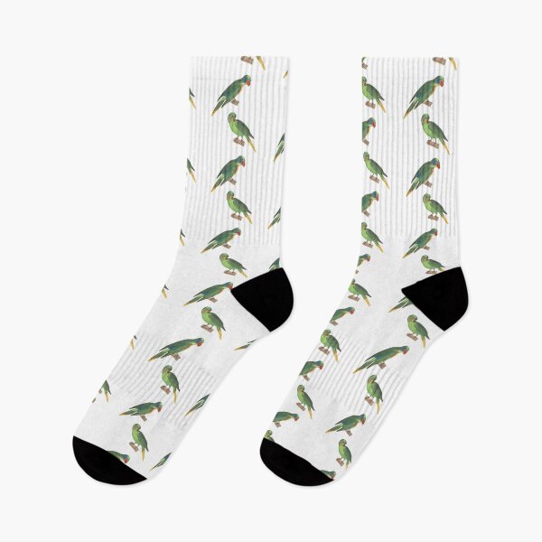 Item preview, Vintage illustration green parrots designed and sold by BirbFriends.