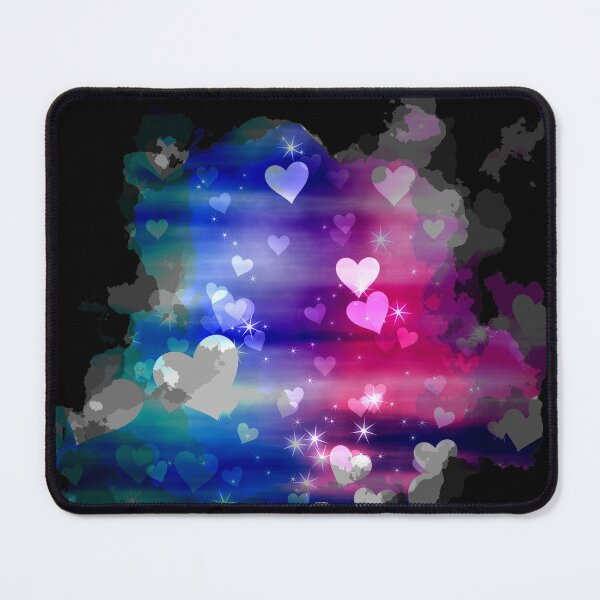 Item preview, Watercolour Small Dreamy Hearts and Stars in Blue and Red designed and sold by Trinket-Trickster.