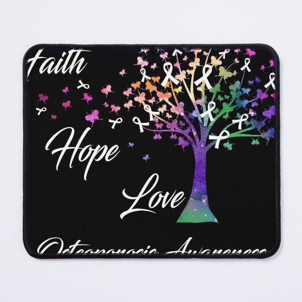 Item preview, Ribbon Tree Faith Hope Love Osteoporosis Awareness designed and sold by Tadmab.