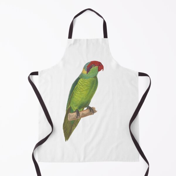 Item preview, Vintage illustration green parrot designed and sold by BirbFriends.