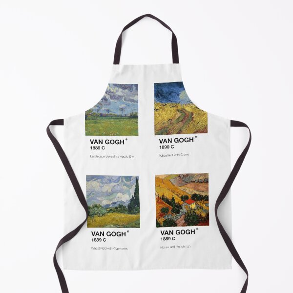 Item preview, van gogh landscapes sticker pack designed and sold by Platform11west.
