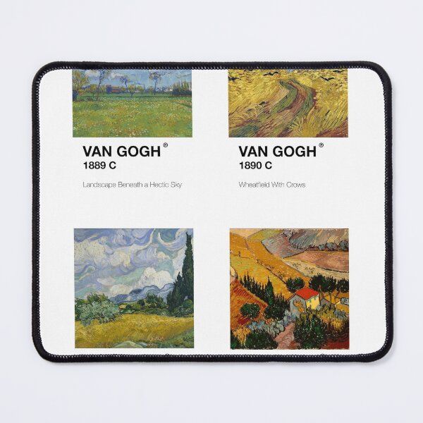 Item preview, van gogh landscapes sticker pack designed and sold by Platform11west.