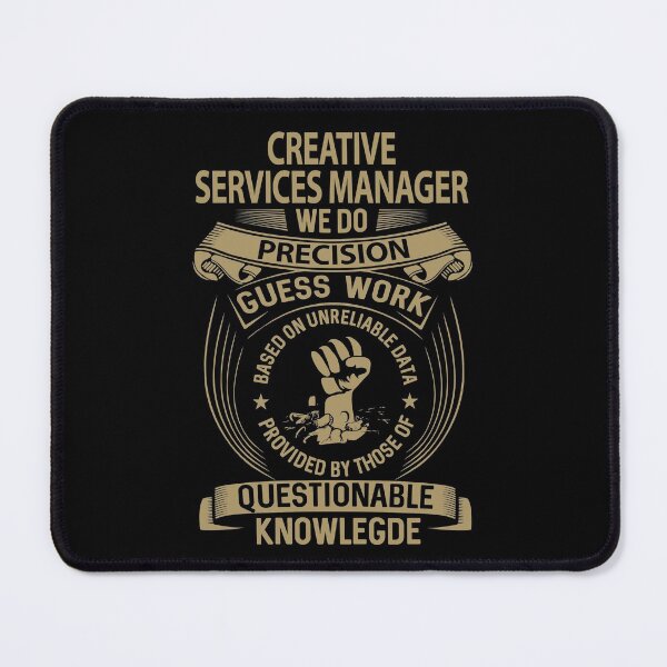 Item preview, Creative Services Manager T Shirt - We Do Precision Job Gift Item Tee designed and sold by paneczkopat.