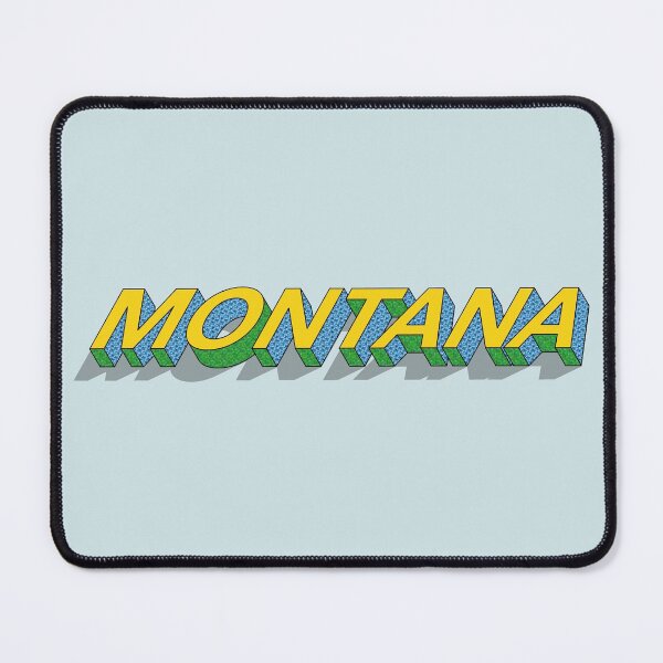 Item preview, Montana state 3D text design  designed and sold by HBWOLFARTS.