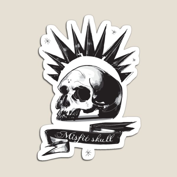 Misfit Skull Magnet