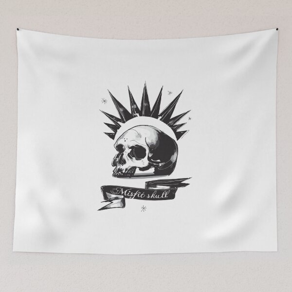 Item preview, Misfit Skull designed and sold by Wintermedia.