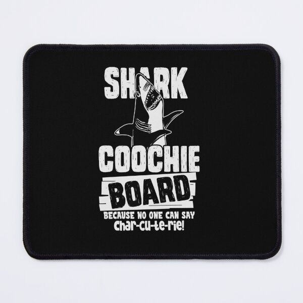 Item preview, Shark Coochie Board Because No One Can Say Charcuterie designed and sold by bigraydesigns.