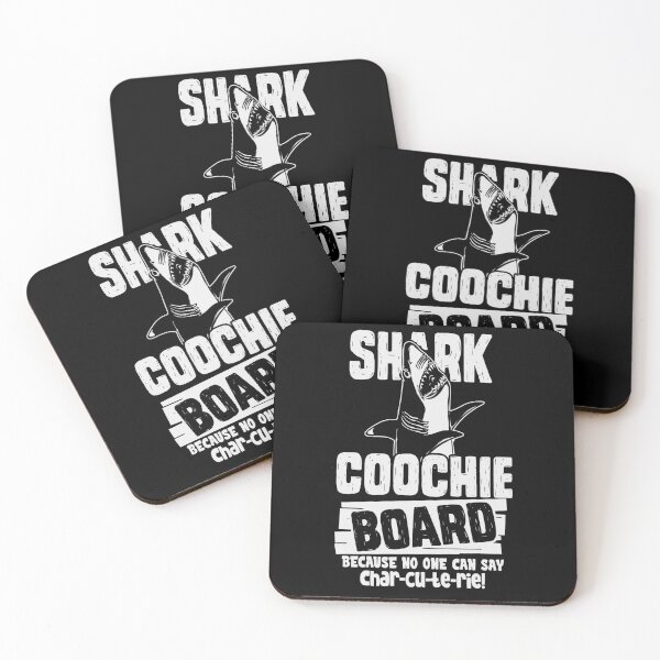 Item preview, Shark Coochie Board Because No One Can Say Charcuterie designed and sold by bigraydesigns.