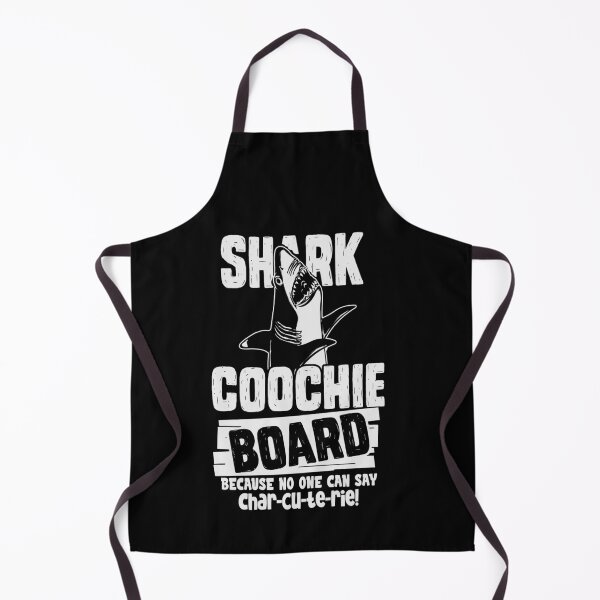 Item preview, Shark Coochie Board Because No One Can Say Charcuterie designed and sold by bigraydesigns.