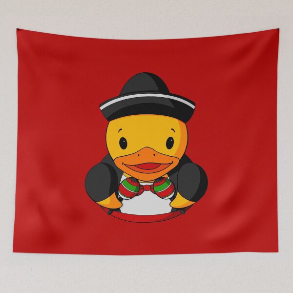 Item preview, Maracas Mariachi Rubber Duck designed and sold by Alisha Ober Designs.