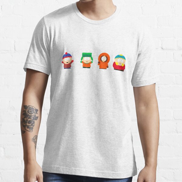 South Park Mens Logo Shirt - Cartman, Kenny, Kyle & Stan Tee - Classic  T-Shirt 